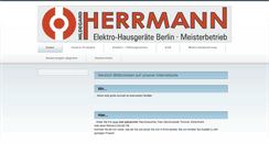 Desktop Screenshot of elektro-herrmann-berlin.de